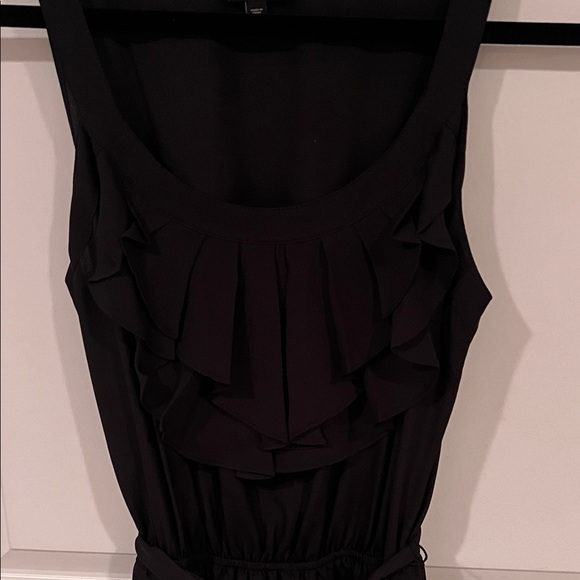 Express Black Ruffle Mini Dress - Picture 2 of 5